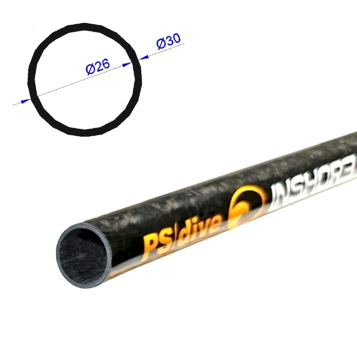 Tubo Carbono INSHORE CAMU PS-Dive | Marlinsubnorte