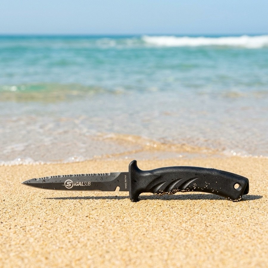 Cuchillo Sigalsub TORPEDO 23 Black